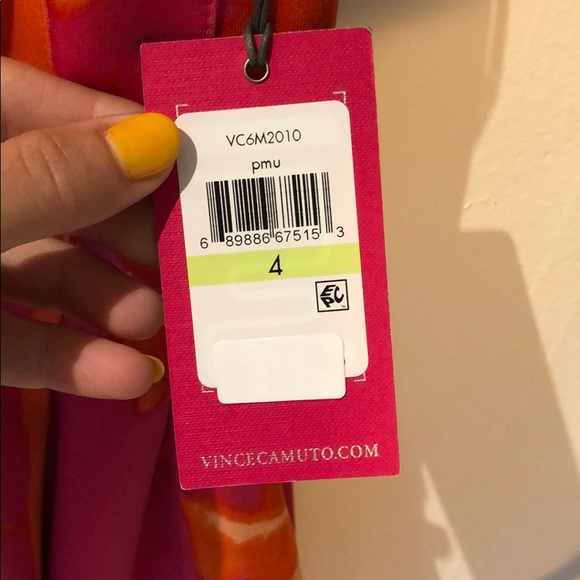 Vince Camuto Mini Fit and Flare Dress Pleated NWT - Picture 4 of 8